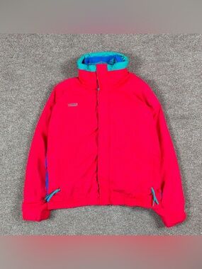 Vintage Columbia Bugaboo Nylon Windbreaker Jacket Men’s XL 2 in 1 Fleece Lining